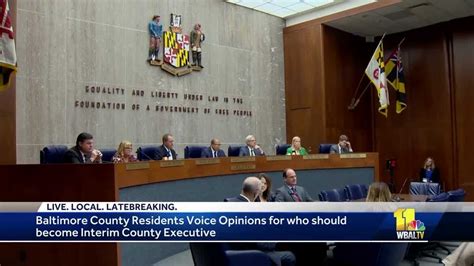 Baltimore County Council hears public comment on county executive ...