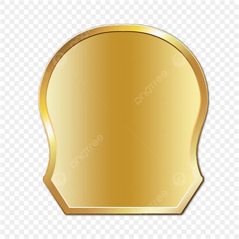 Three Dimensional White Transparent Gold Metal Three Dimensional Medal