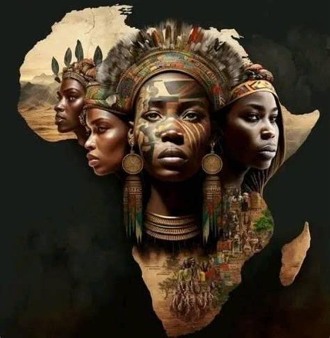 Black Art Painting Black Artwork Mother Earth Art Africa Tattoos