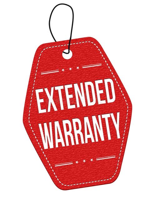 Extended Warranty Stamp Sticker Seal One Year Extended Warranty