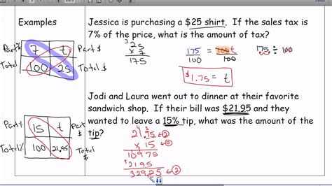 Discount Tip And Tax Word Problems