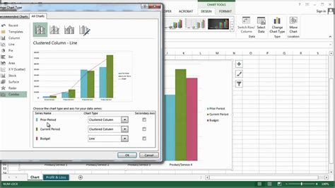 How To Make A Combination Chart In Microsoft Excel Microsoft Excel Help Youtube