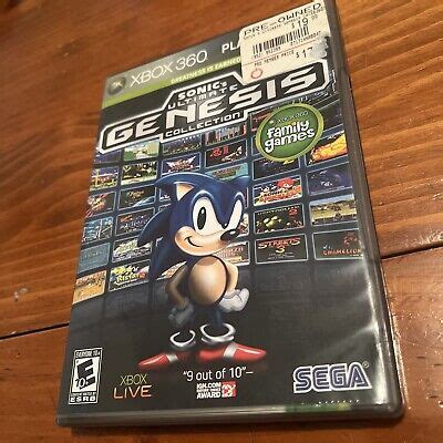 Sonic S Ultimate Genesis Collection Xbox 360 Game CIB Complete W Manual