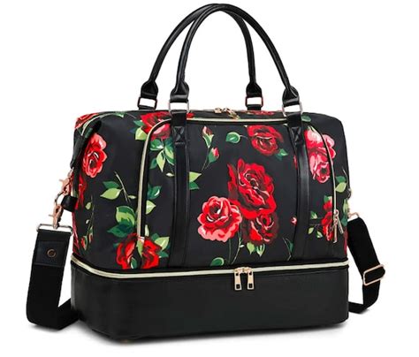 Women Ladies Travel Weekender Bag Overnight Duffel Carry On Etsy