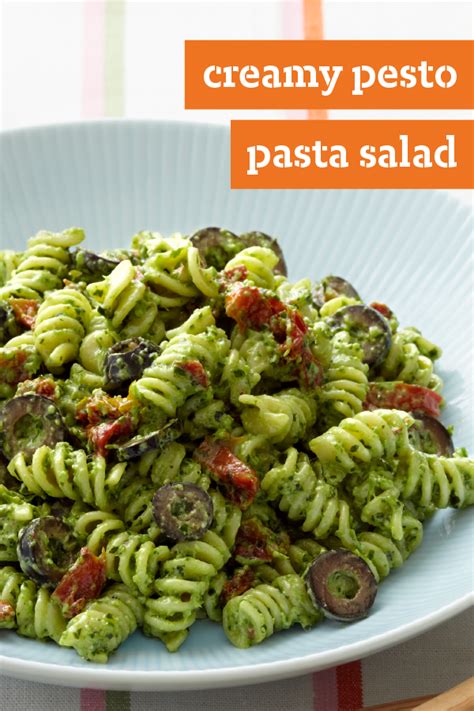 Creamy Pesto Pasta Salad Taste The Mediterranean With This Flavorful Pasta Recipe Black