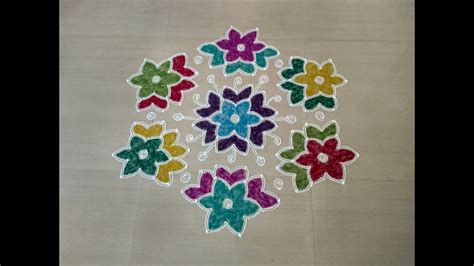 Rangoli Designs Easy With 15 Dots Rangoli Kolam New Design Latest