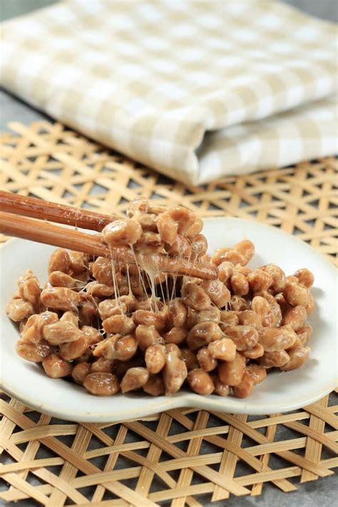 Natto Fermented Soybean With Stinky Smell Stock Image Image Of Asian