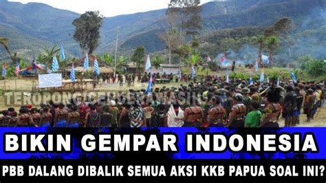 Gemparkan Indonesia Sosok Ini Sebut Pbb Dalang Dibalik Aksi Kkb Papua