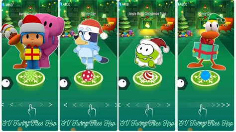 Elly And Pocoyo Vs Bluey Bingo Vs Om Nom Vs Pato Tileshop EDM Rush