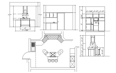 Inspirasi Spesial DWG Files Kitchen