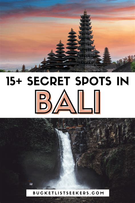 Bali Hidden Gems 15 Of The Best Bali Secret Spots Revealed