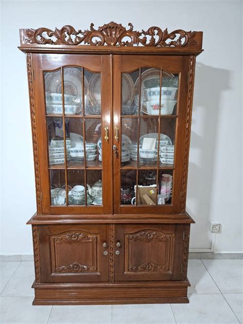 Antique Wooden Cupboard Furniture Home Living Furniture Shelves