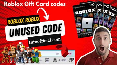 FREE Roblox Gift Card Codes 2023 Unused List Updated 50 OFF