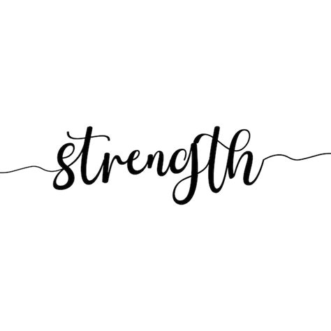 Premium Vector | Strength text, Strength with tails, Strength art print, vector illustration