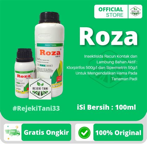 Jual ROZA Insektisida 550EC 100ml Insektisida Racun Kontak Dan Lambung