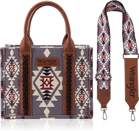 Wrangler Tote Bag Western Purses For Women Shoulder Boho Aztec Handbags