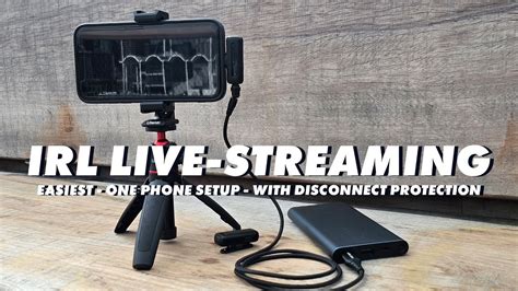 EASIEST SETUP For IRL Live Streaming YouTube