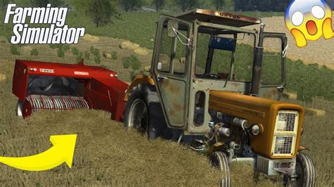 POWRÓT DO PRZESZŁOŚCI FS11 PRASOWANIE SŁOMY BOĆKOWO 1992 URSUS C