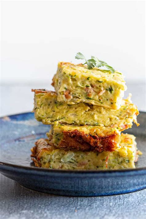 Super Easy Zucchini Slice Wandercooks