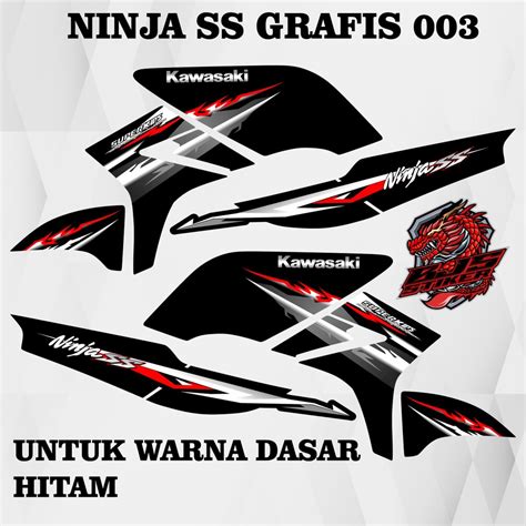 Jual Striping Ninja Ss Stiker Decal Kawasaki Ninja Ss Grafis