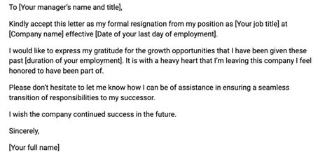 How To Write A Resignation Letter With Templates