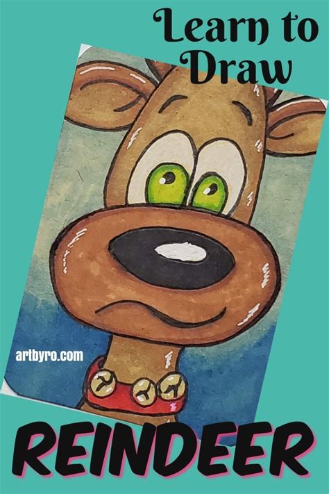 Learn To Draw A Reindeer Step By Step Video Easy Drawings For