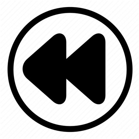Controls Music Player Reverse Rewind Icon Download On Iconfinder