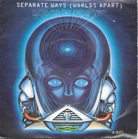 Journey Separate Ways Worlds Apart 1983 Paper Labels Vinyl