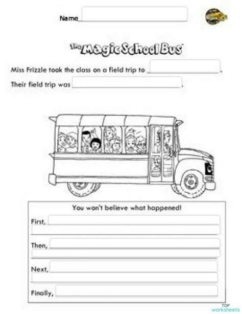 Magic School Bus Interactive Worksheet Topworksheets