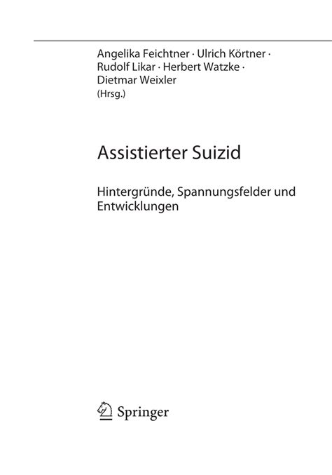 PDF Gesellschaftliche Aspekte Der Selbstbestimmung Beim Assistierten