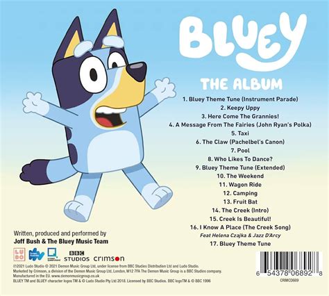 Bluey Bluey The Album [Gatefold Digisleeve With Sticker Pack] CD ...