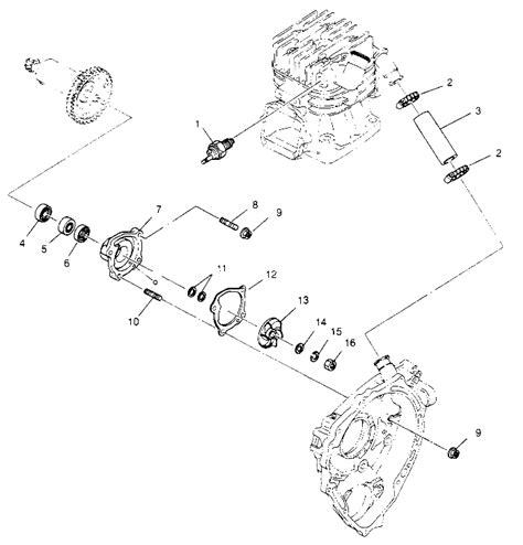 MOTEUR POMPE A EAU POUR BIG BOSS 6X6 400L 1995 Esprit POLARIS La