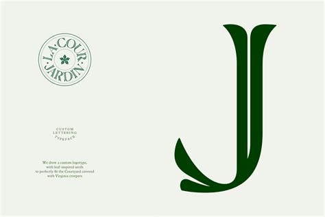 La Cour Jardin Le Plaza Ath N E On Behance Branding Design Logo