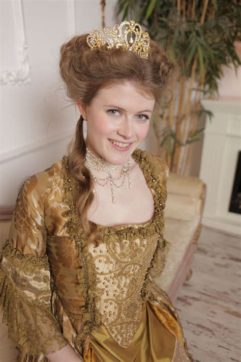 Kinky Queen With Big Tits Poses Naked With Her Servants On A Couch CoedCherry