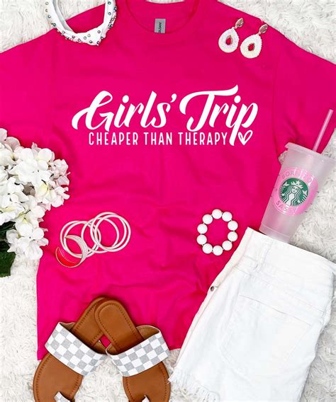 Girls Trip Cheaper Than Therapy Graphic Shirt