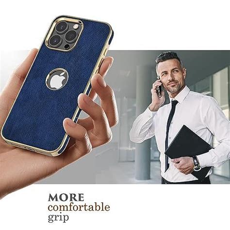 LOHASIC PU Leather Case For IPhone 15 Pro Max Logo View Luxury Elegant