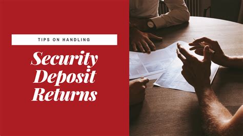 Tips On Handling Security Deposit Returns La County Property Management