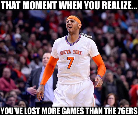 Nba Memes On Twitter Knicks 20 Losses Sixers 19 Losses