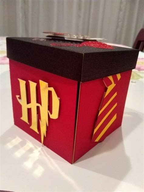 Cajas De Carton Personalizadas En 2 Piezas Regalos De Harry Potter