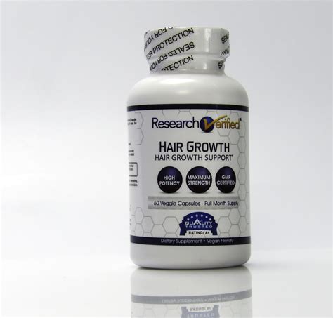 Grow Longer Thicker Hair With Verified Research Hair Growth Supplements