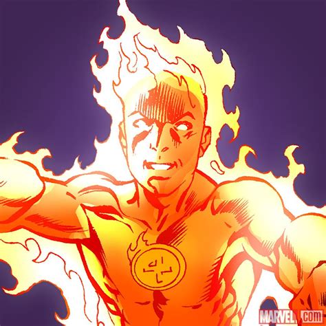 Human Torch Johnny Storm Comic Cruncher