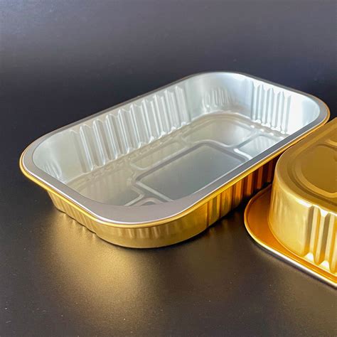 Airline Meal Box Airplane Food Containers Aluminum Food Box Airline