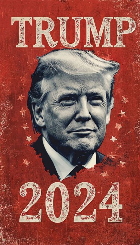 Vintage Trump 2024 Campaign Rally Poster With Nostalgic Sepia Tones