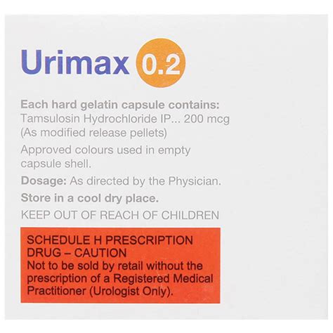 Urimax 02 Capsule 15s Price Uses Side Effects Composition Apollo