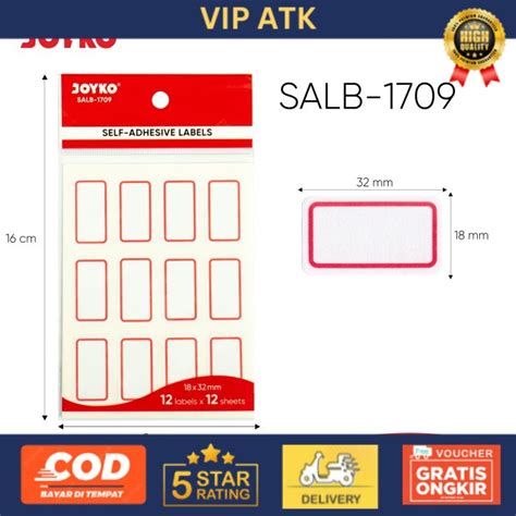 Jual Joyko Self Adhesive Label Label Undangan Sticker Bukan Tom And