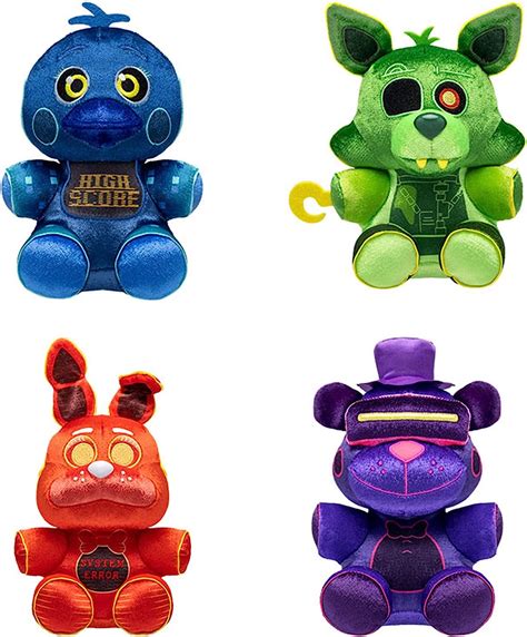 Funko Plush Set Of 4 Fnaf Five Nights At Freddys High Score Chica