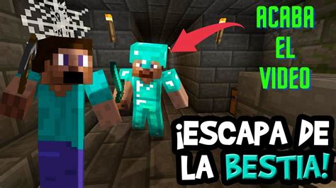 ESCAPA DE LA BESTIA PERO SI LA BESTIA ME MATA SE ACABA EL VIDEO