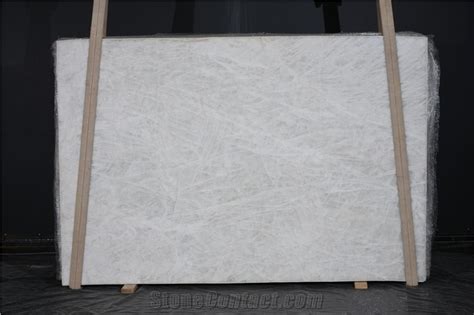 Bianco Cristallo Quartzite Slabs From Brasil