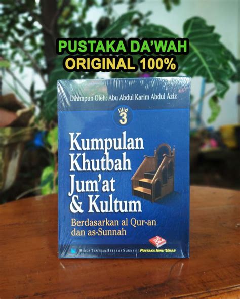 Kumpulan Khutbah Jumat Dan Kultum Jilid Pustaka Ibnu Umar Lazada