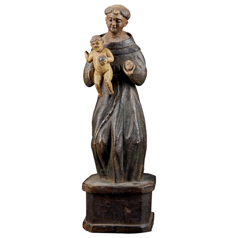 Eighteenth Century Sculpture Of A Saint At 1stDibs